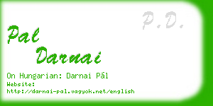 pal darnai business card