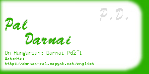 pal darnai business card